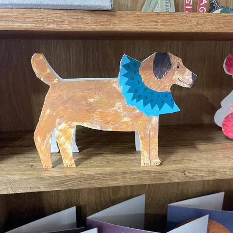 Standing Dog Greeting Card