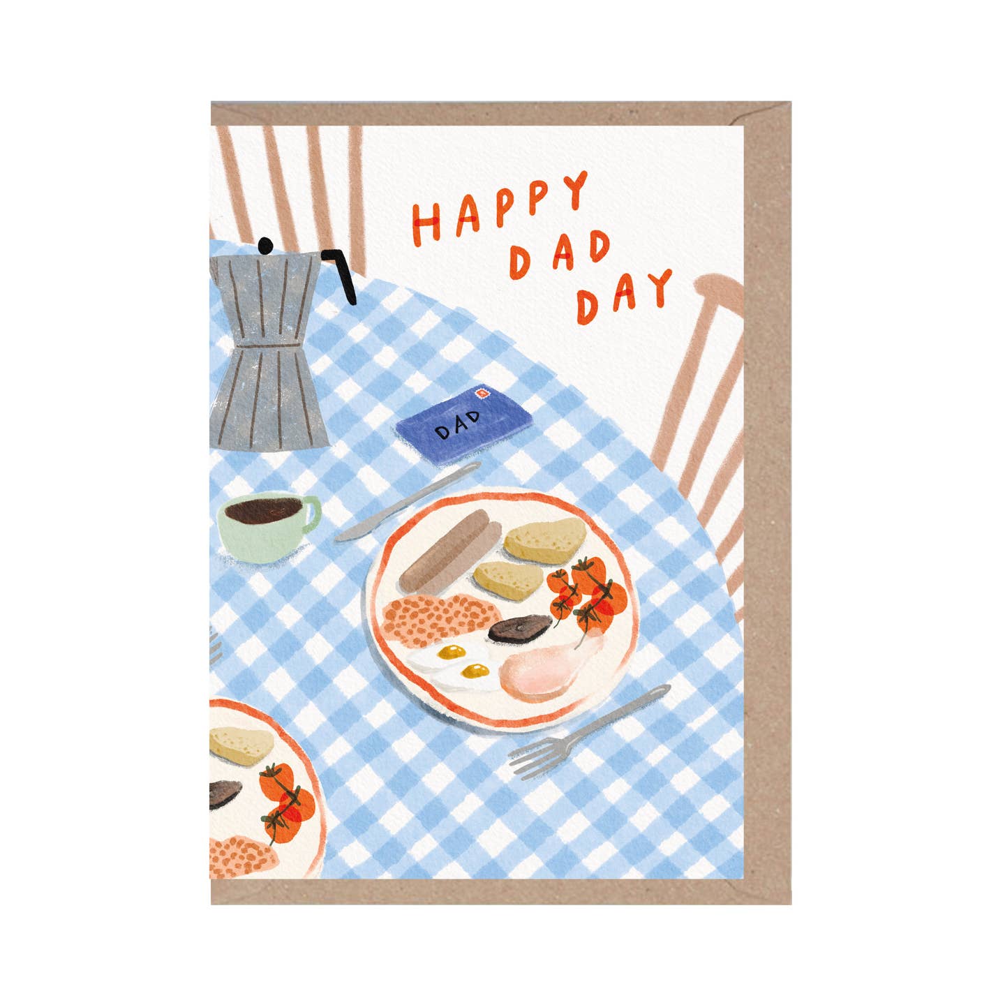 Dad Breakfast Greeting Card