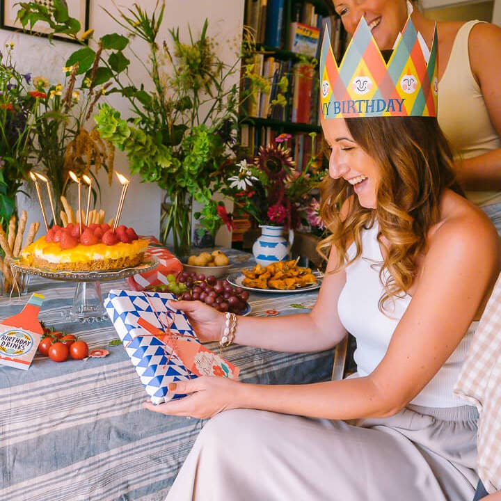 Birthday Greeting Card and Party Hat