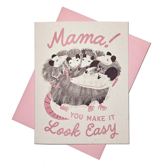 Mama Possum Greeting Card