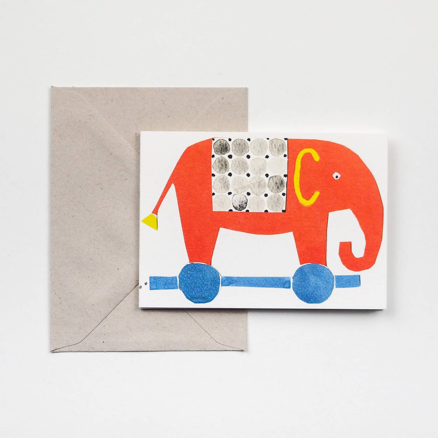 Elephants Concertina Greeting Card