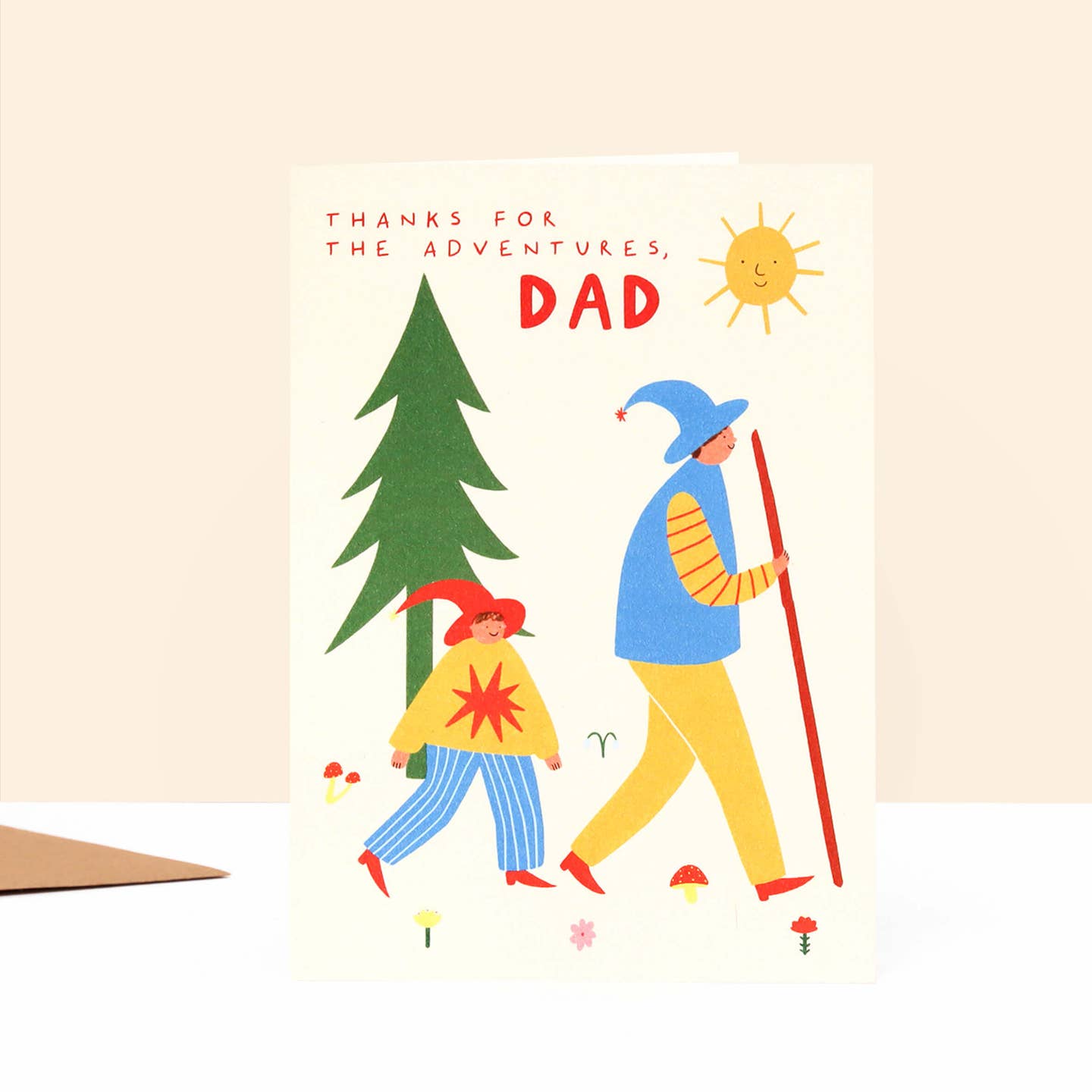 Adventure Dad Greeting Card