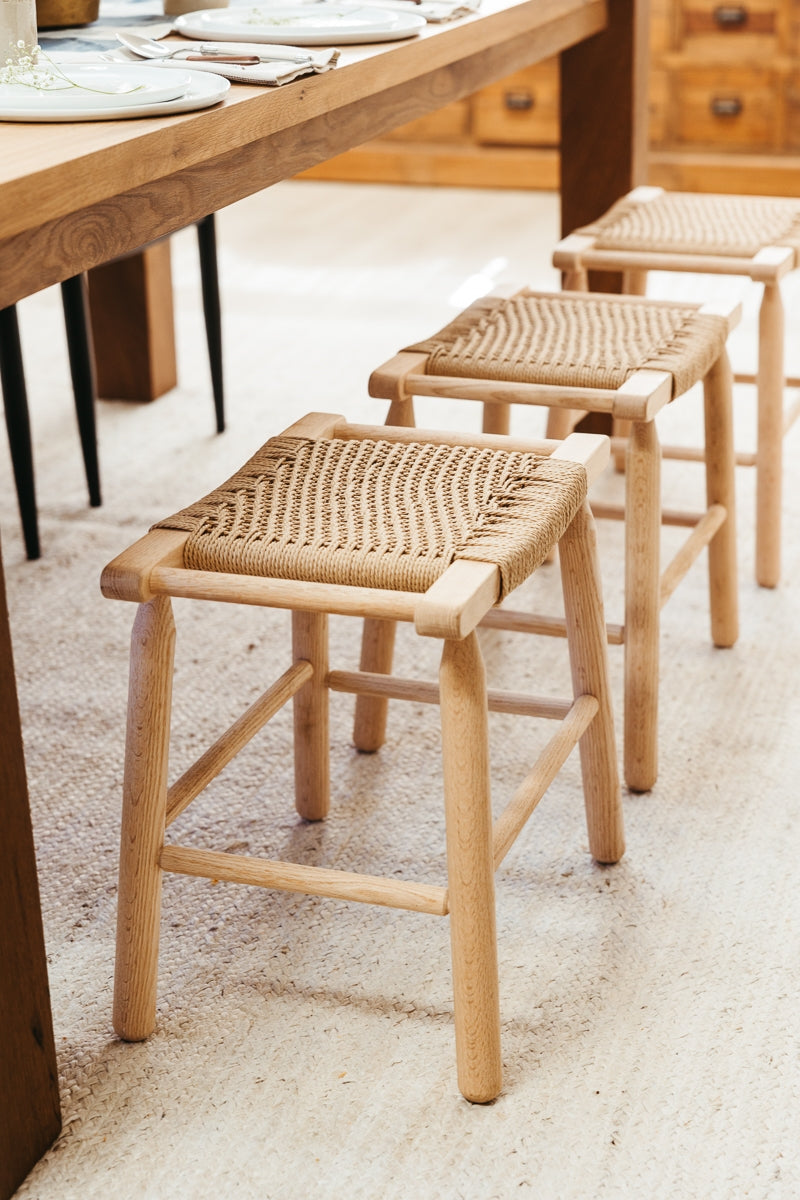 Danish Cord Stool – Earthen