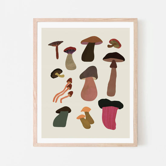 Mushrooms Print