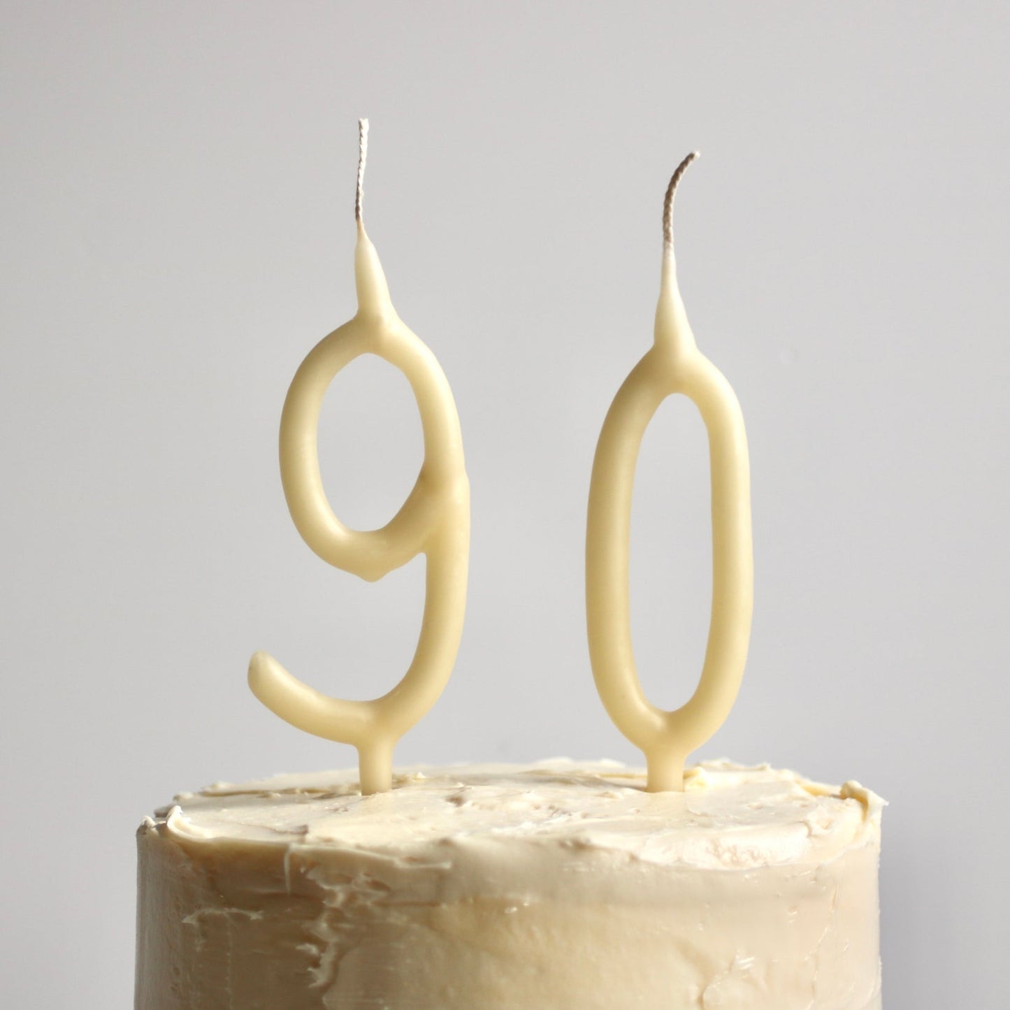 Hand Dipped Beeswax Number Candles