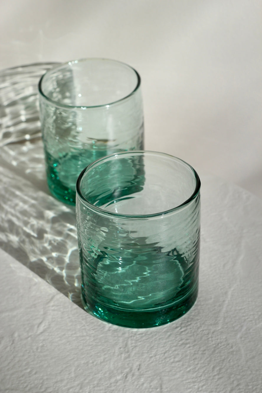 Rippled Handblown Glass