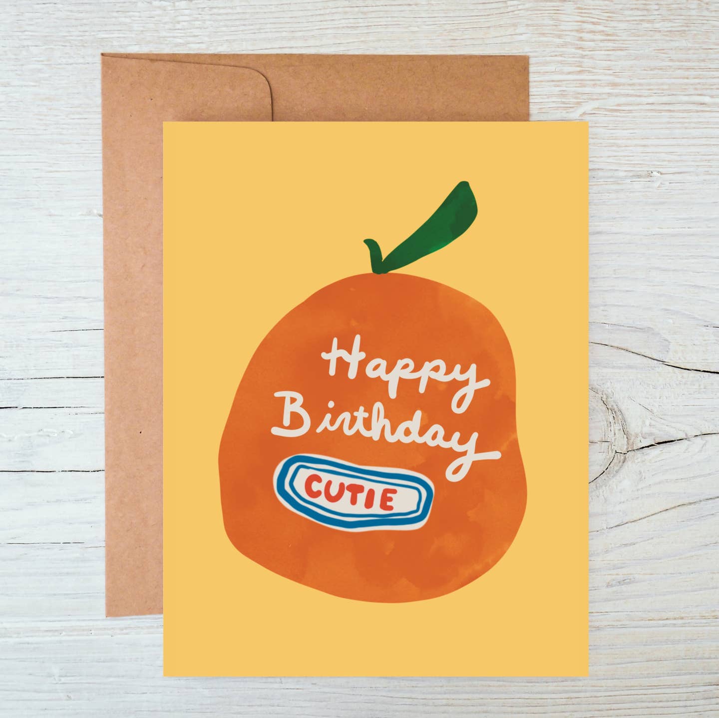 Happy Birthday Cutie Greeting Card