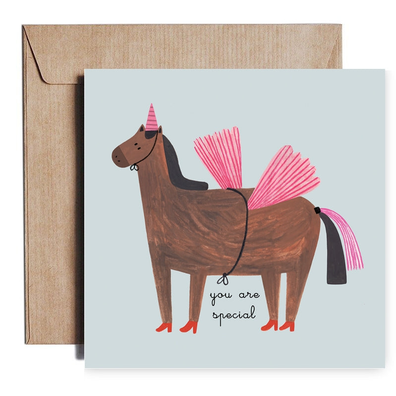 Special Unicorn Greeting Card