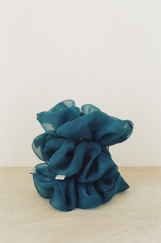 Sheer Plant-Dyed Silk Scrunchie