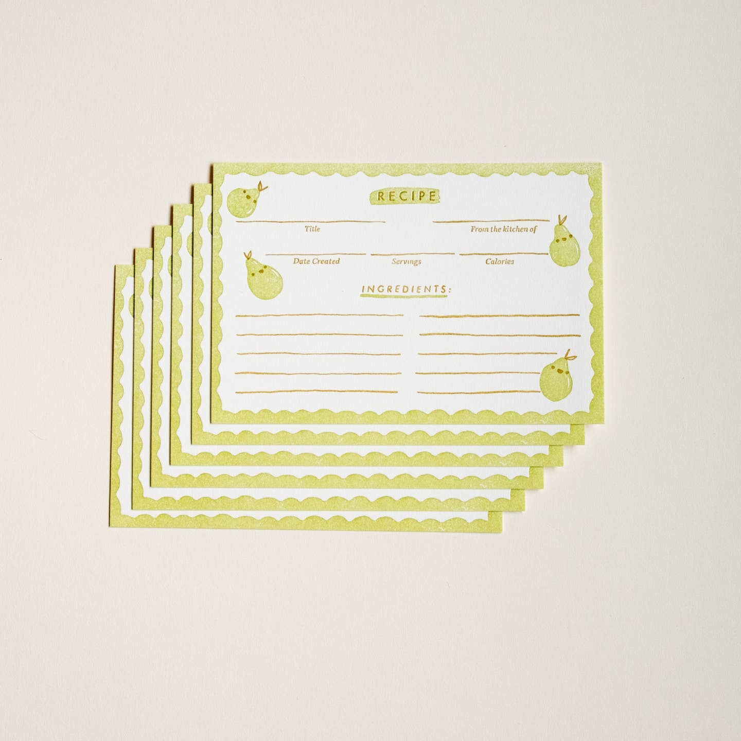 Fruity Recipe Cards