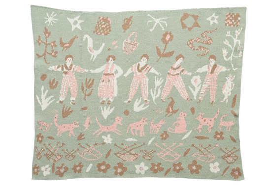 Forest Friends Sky / Baby Blanket