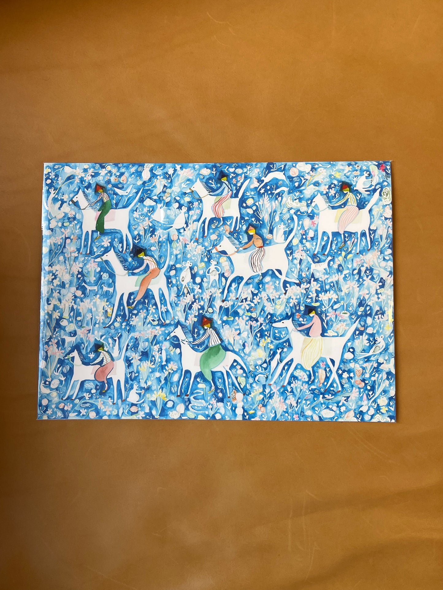 Blue Bell Riders Print