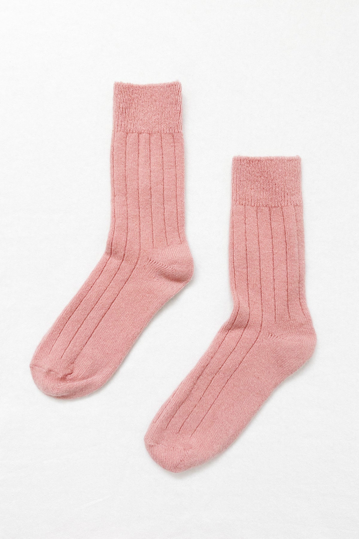Stripe Cotton Cashmere Socks | Bitter Chocolate/Stone main image 0