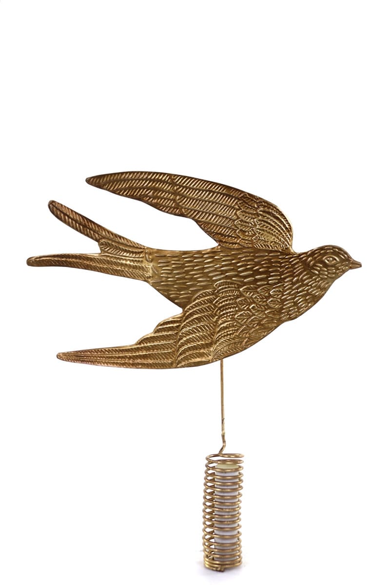 Golden Swallow Tree Topper