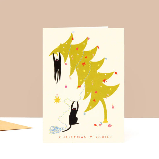 Christmas Mischief Greeting Card