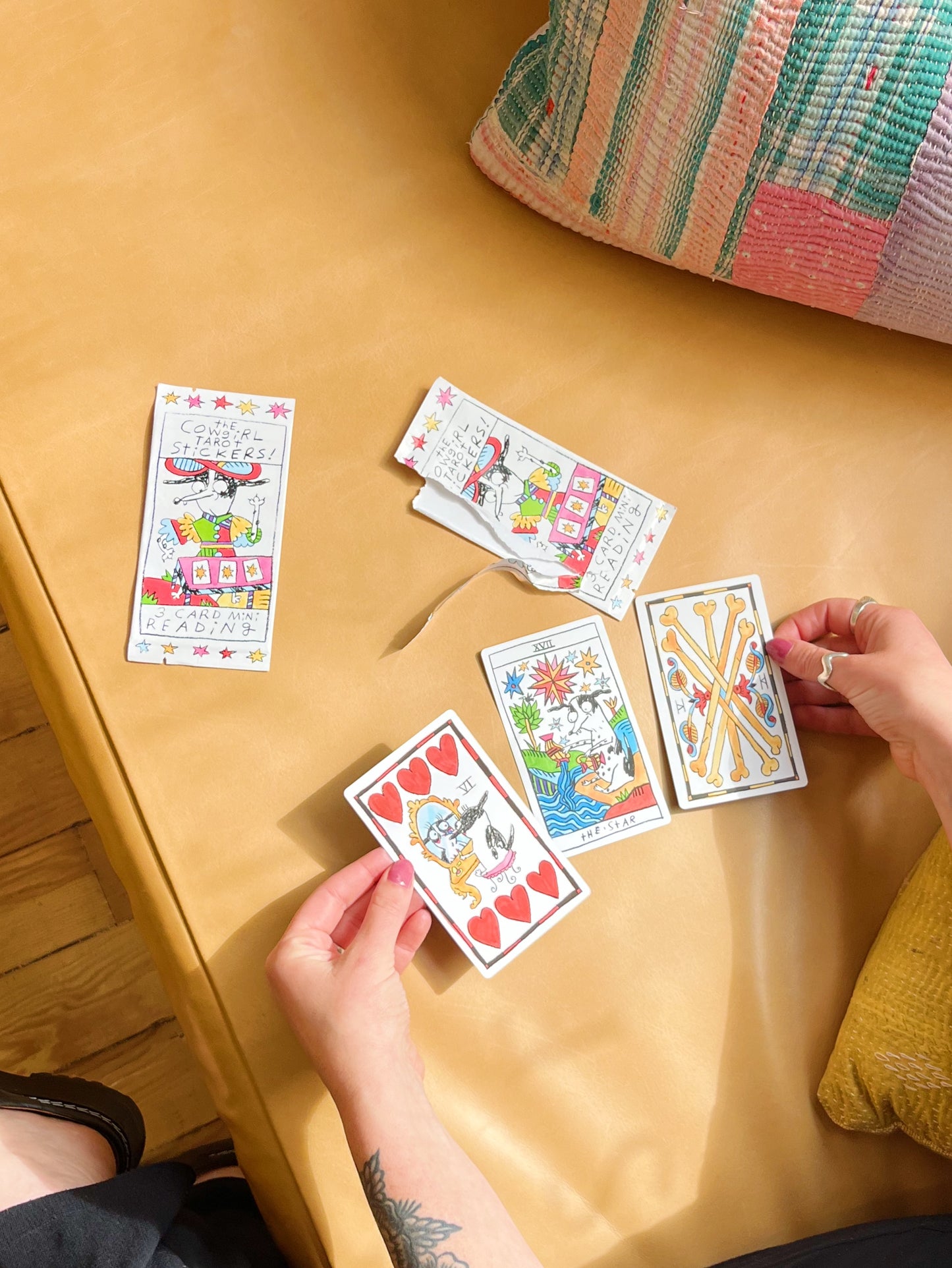 Cowgirl Tarot Sticker Pack