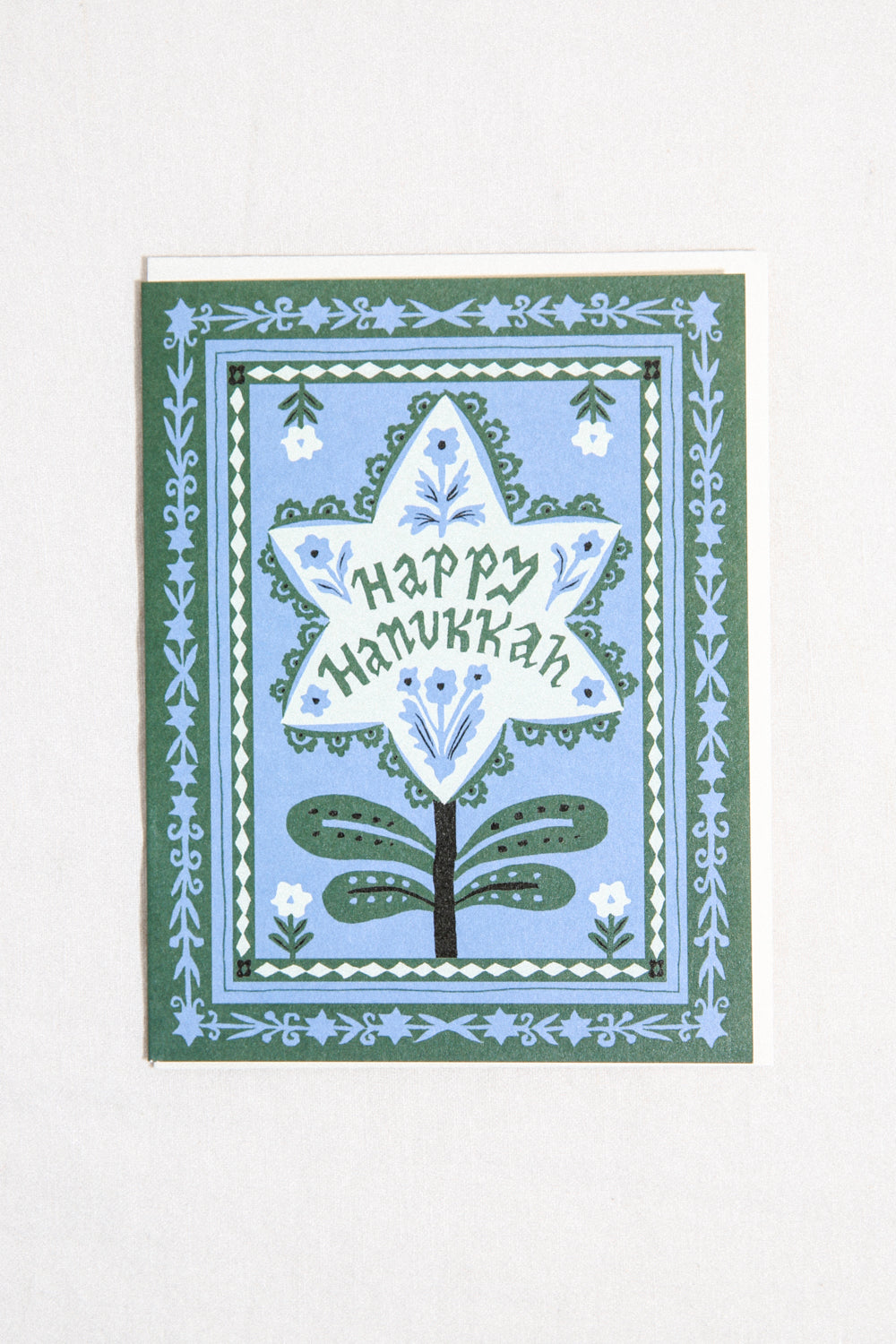 Hanukkah Stamp Greeting Card