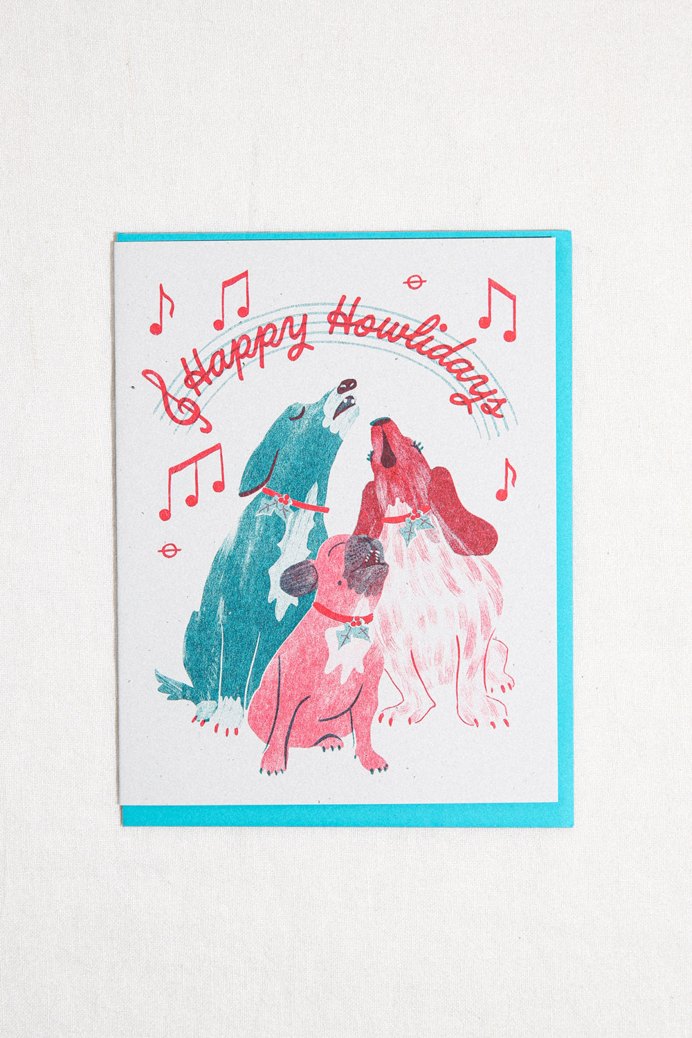 Happy Howlidays Greeting Card