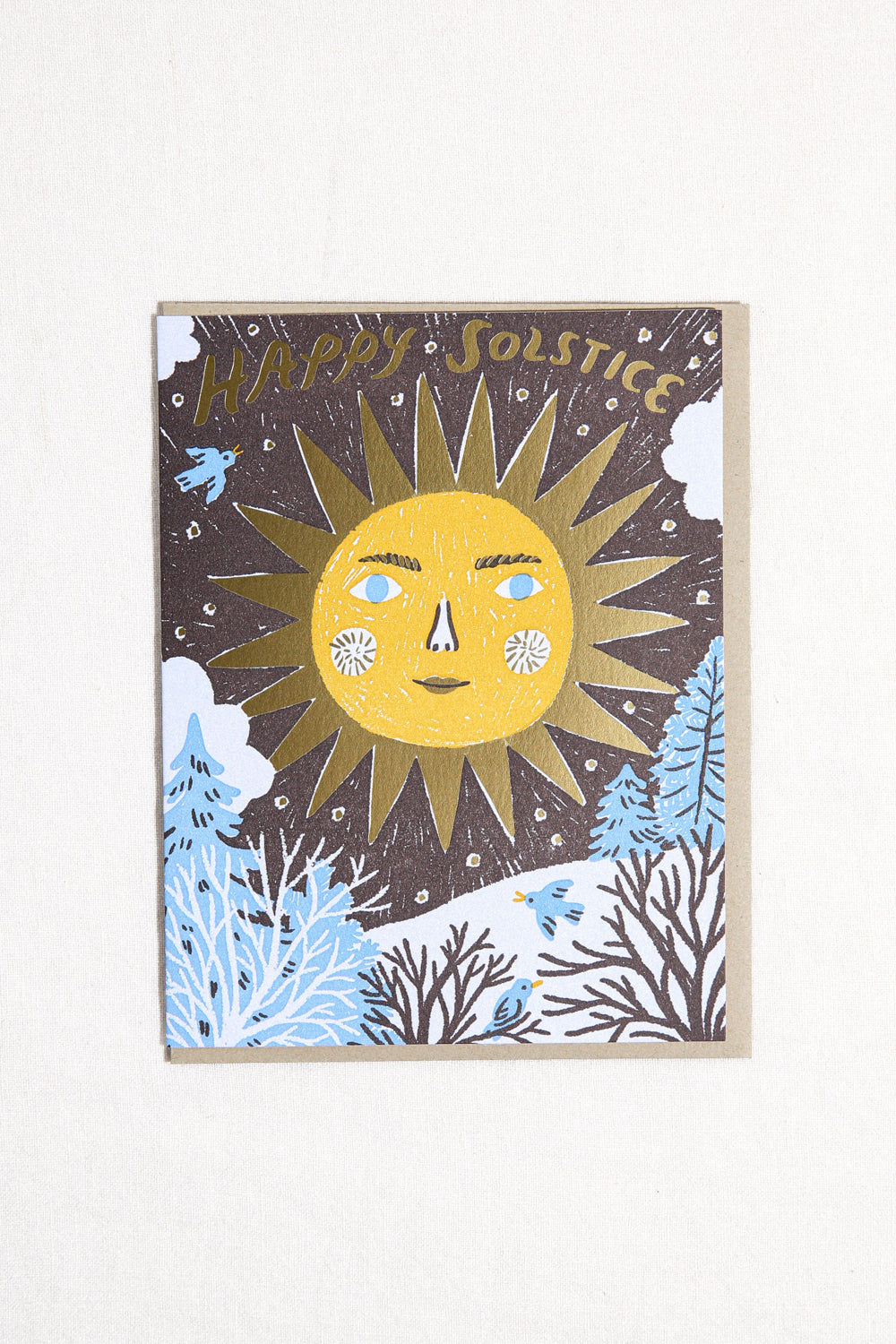 Happy Solstice Greeting Card