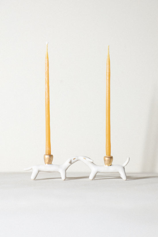 Woody & Yuzu - Kissing Critters Candle Holder