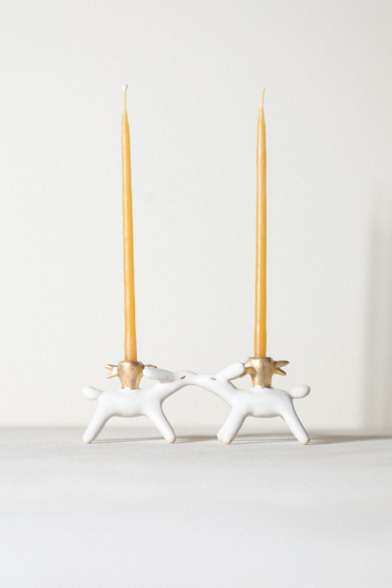 Mort & Gomez - Kissing Critters Candle Holder