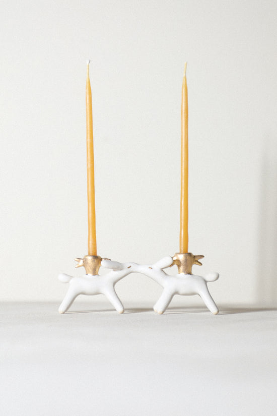 Mort & Gomez - Kissing Critters Candle Holder