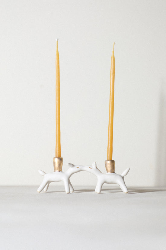 Oak & Flax - Kissing Critters Candle Holder