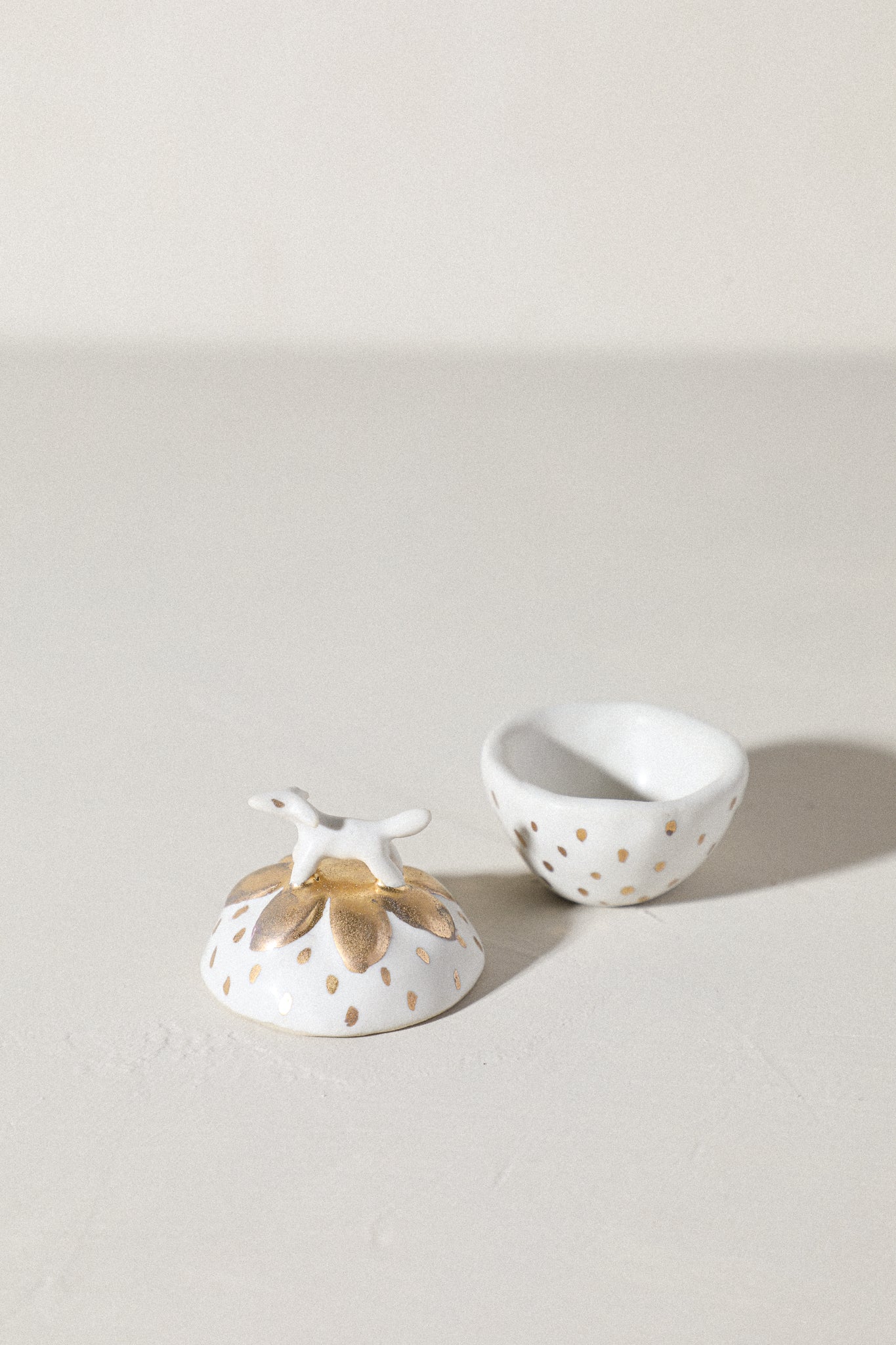 Matcha - Strawberry Critter Trinket Box
