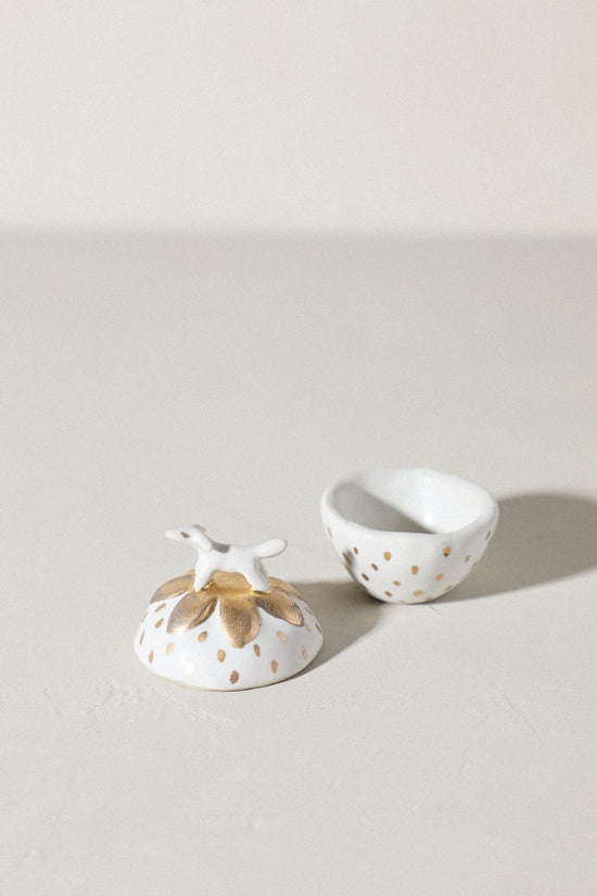 Matcha - Strawberry Critter Trinket Box