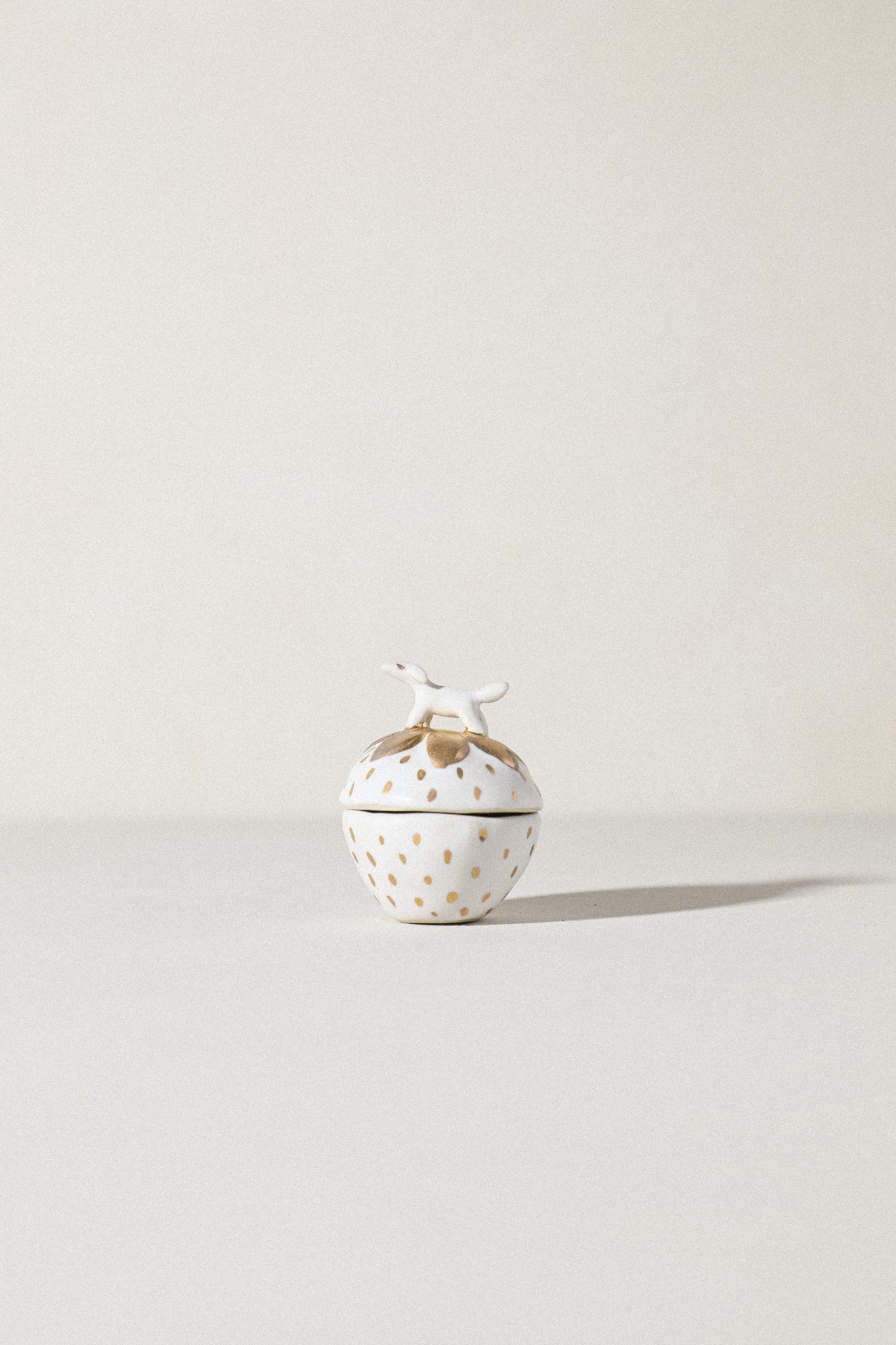 Matcha - Strawberry Critter Trinket Box