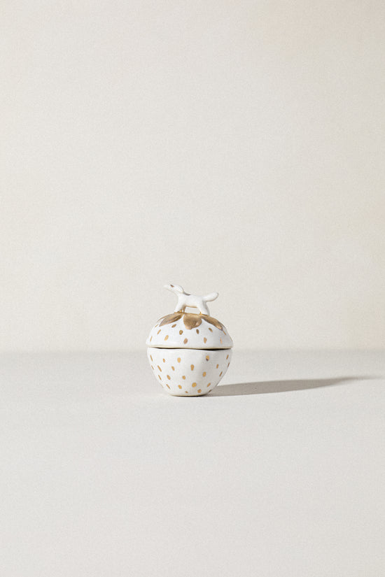Matcha - Strawberry Critter Trinket Box