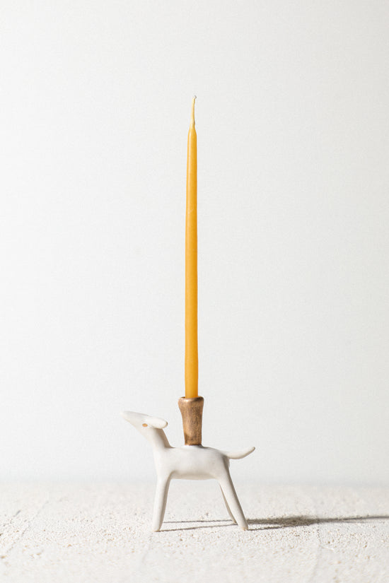 Peach - Animal Candle Holder