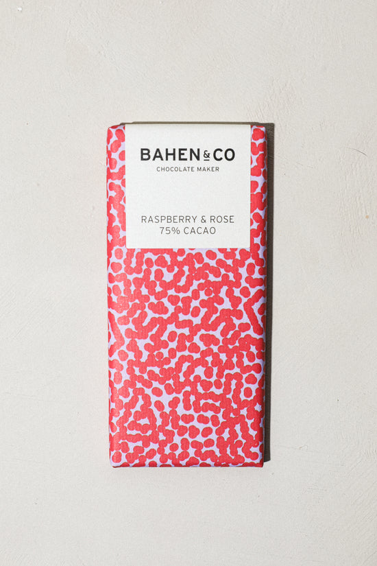Raspberry & Rose Chocolate Bar – Earthen