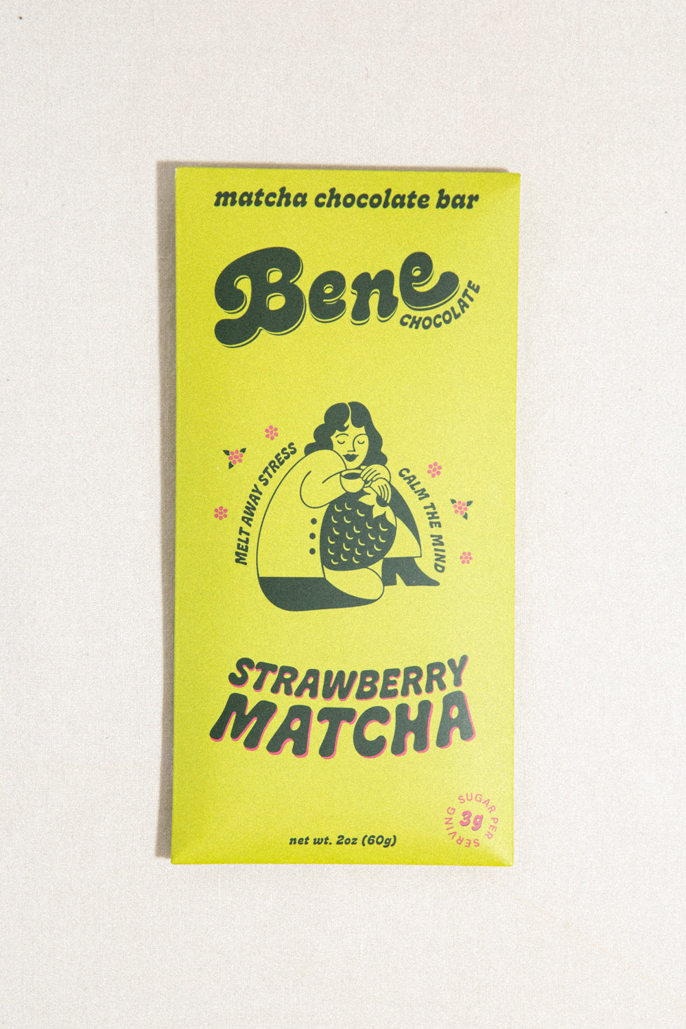 Strawberry Matcha Adaptogenic Chocolate Bar