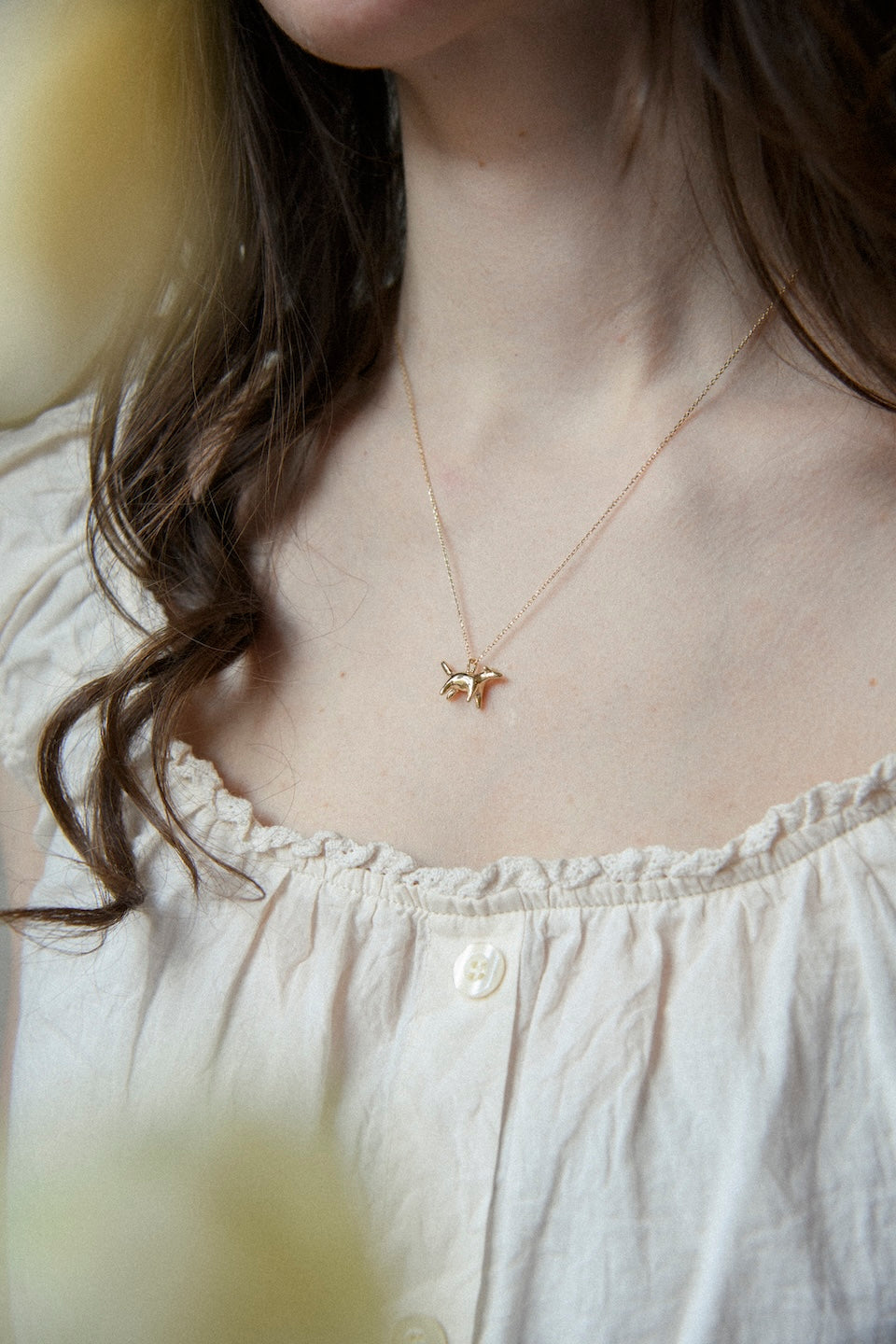 Bonnie Necklace - Solid 14K Gold