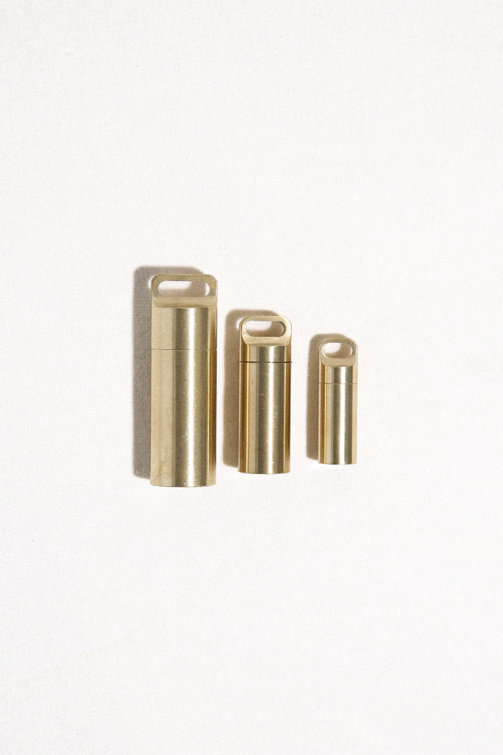 Brass Keychain Bottle