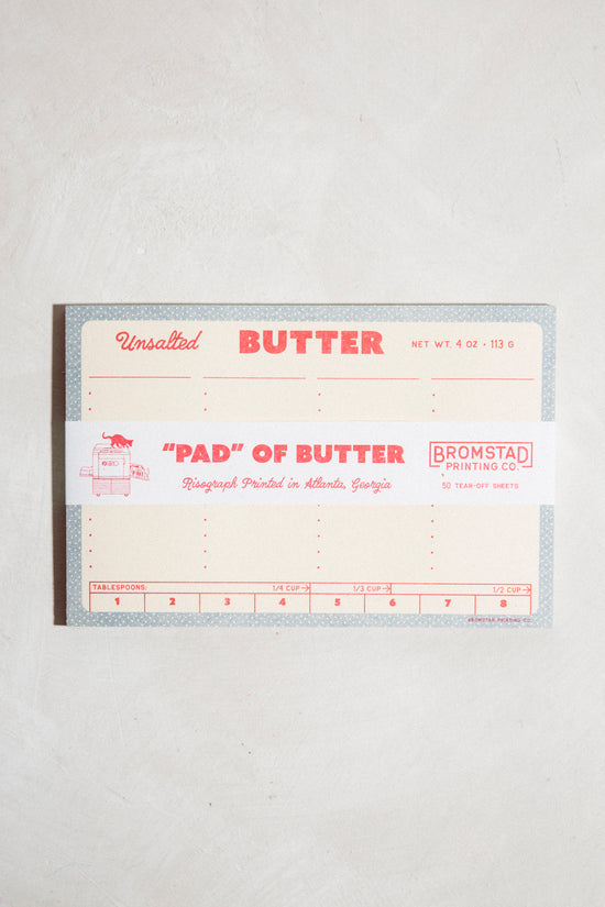 Butter Notepad – Earthen