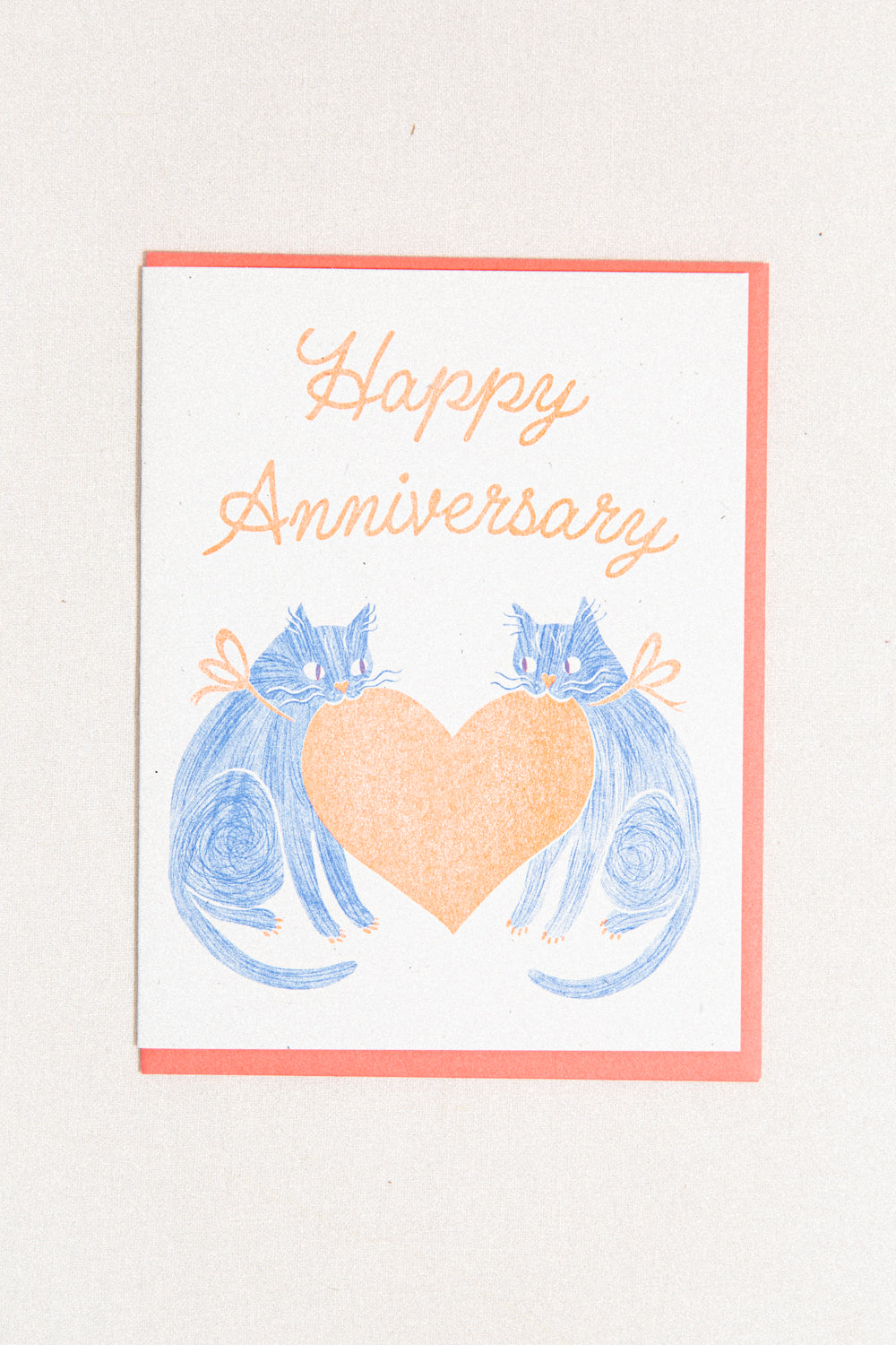 Anniversary Cats Greeting Card