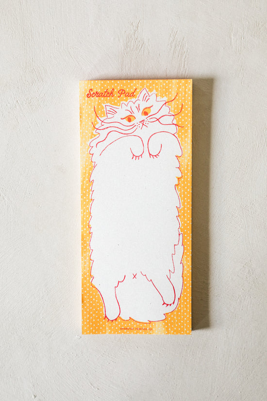 Scratch Pad Cat Notepad
