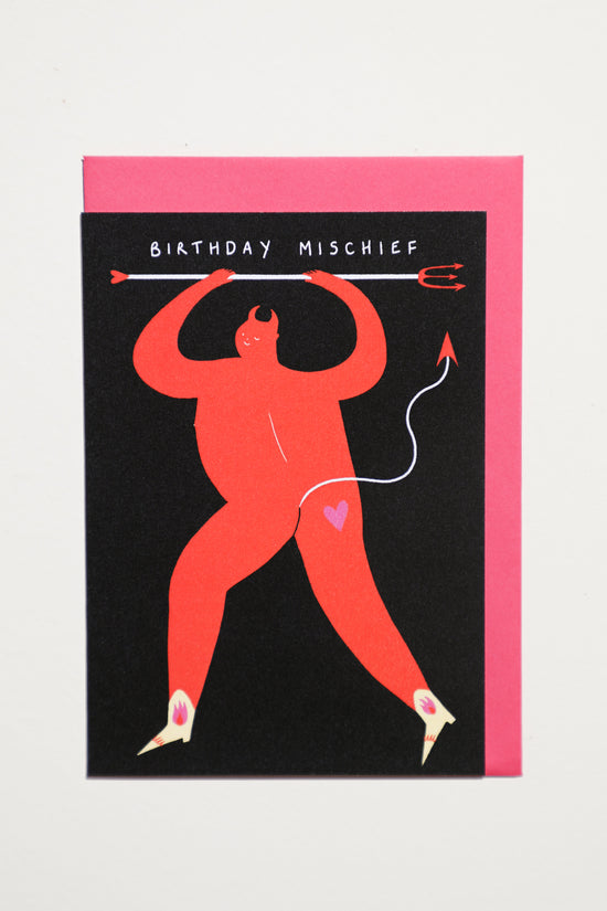 Birthday Mischief Greeting Card