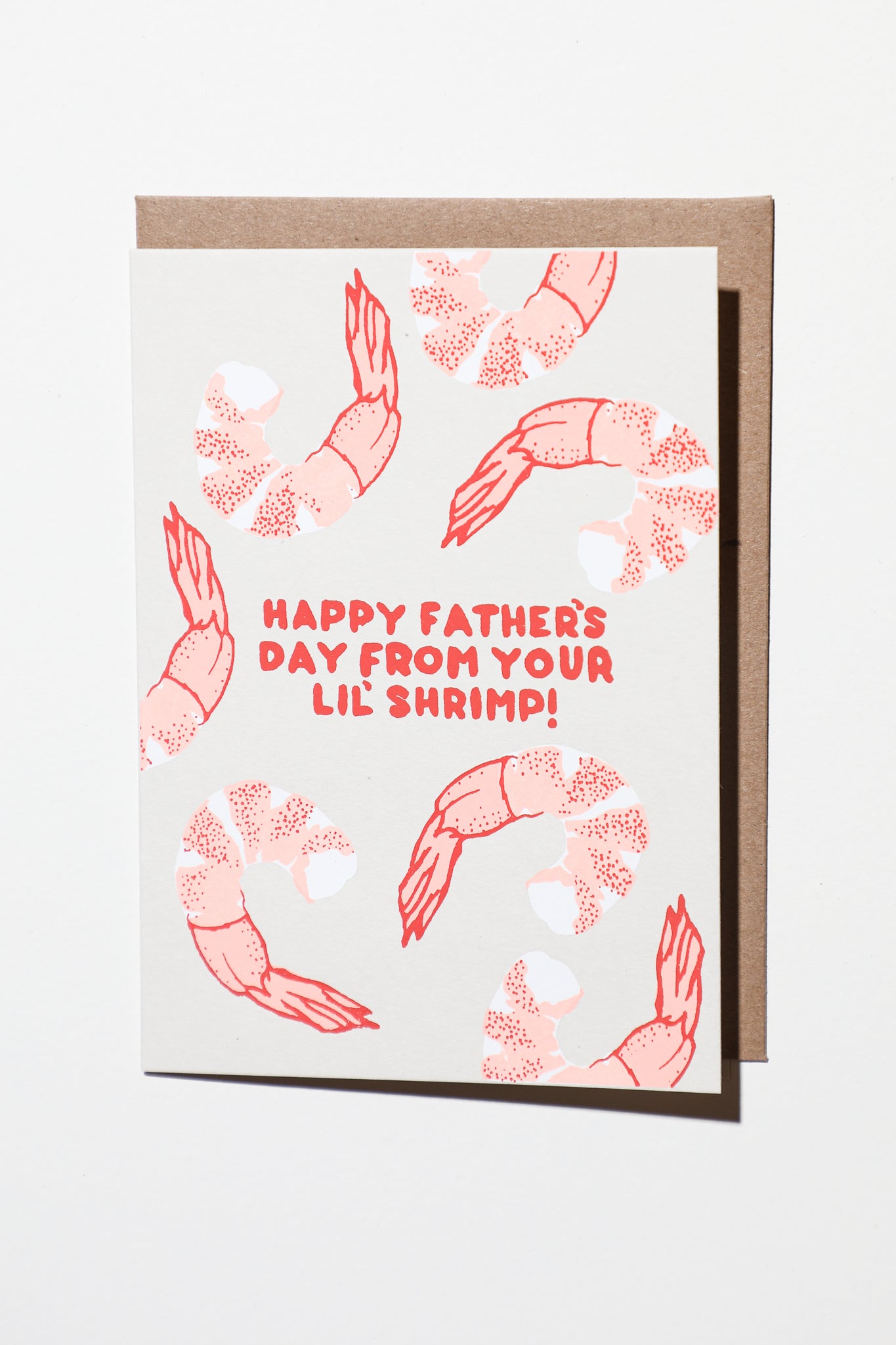 Dad Shrimp Greeting Card