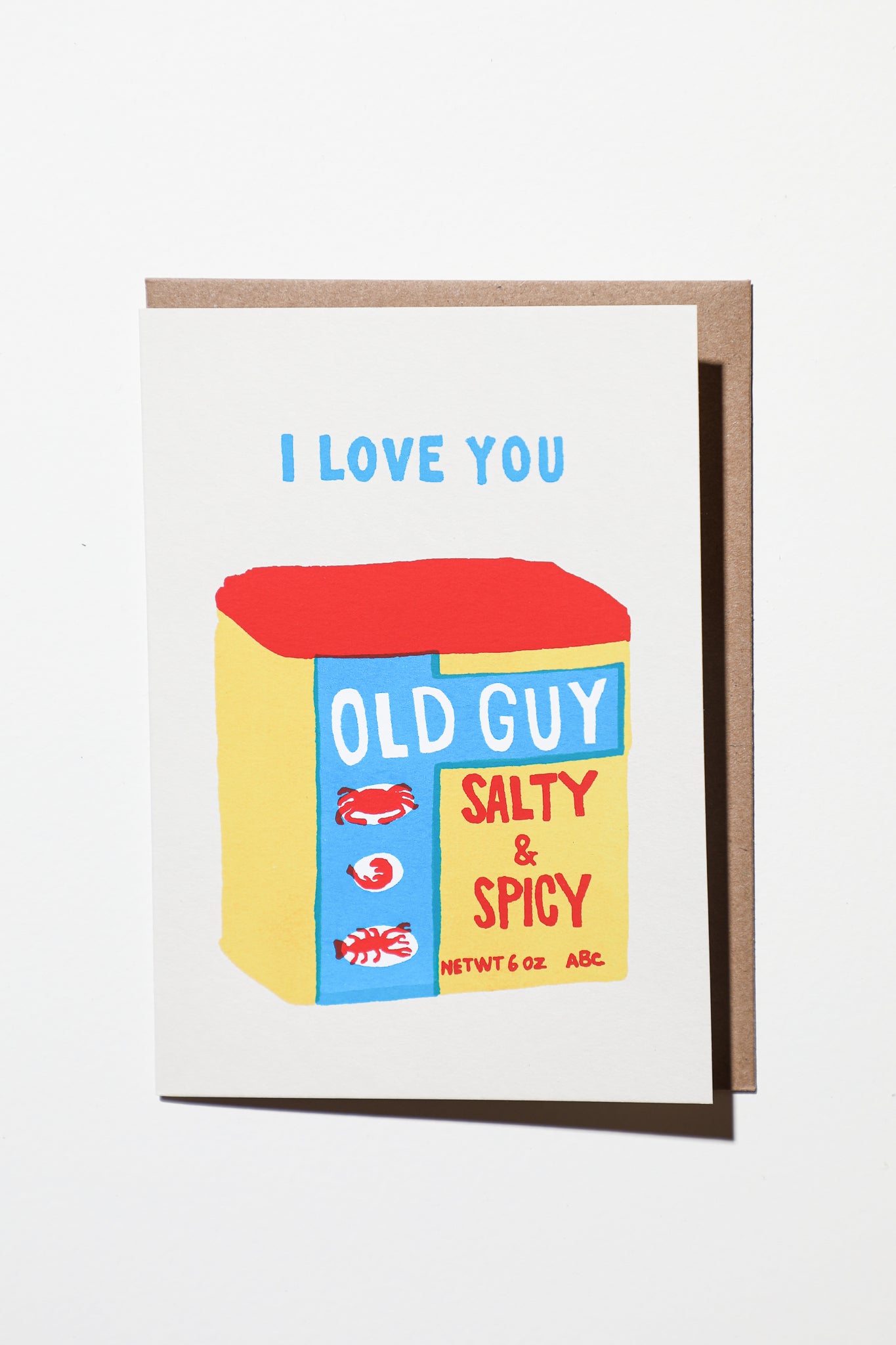 Love You Old Guy Greeting Card