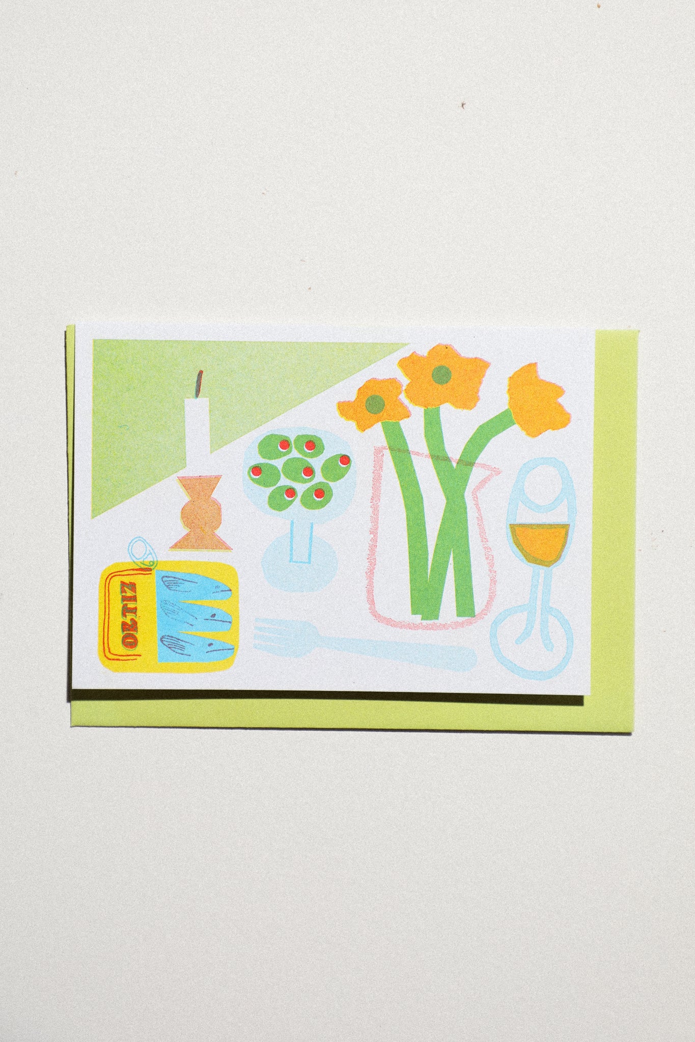 Dinner Table Greeting Card