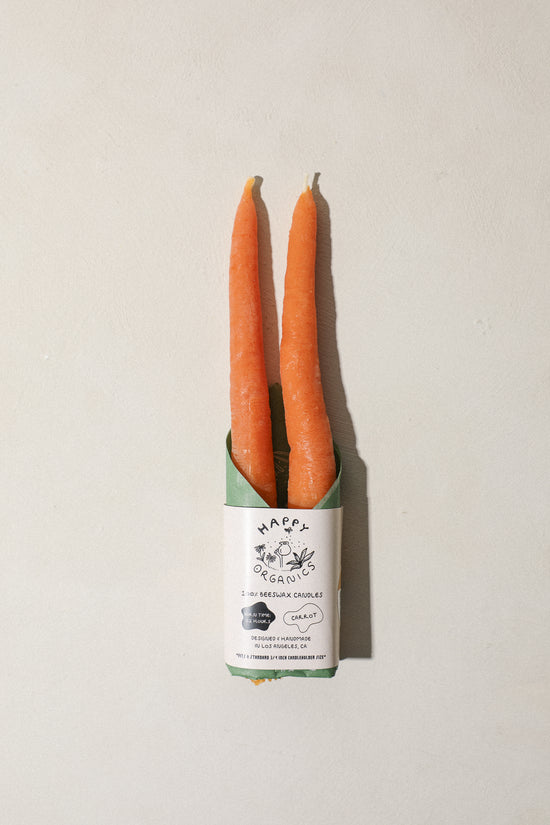 Carrot Taper Candles