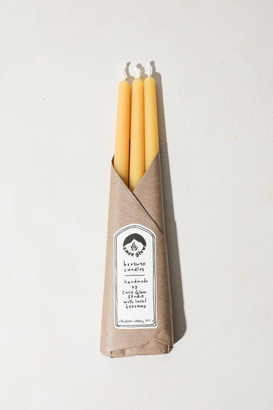 Beeswax Taper Candle Set - 10"