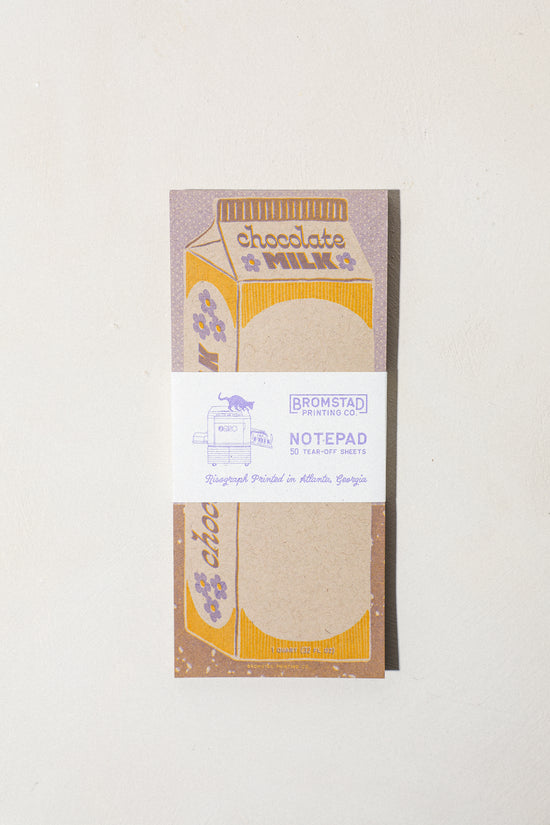 Chocolate Milk Notepad
