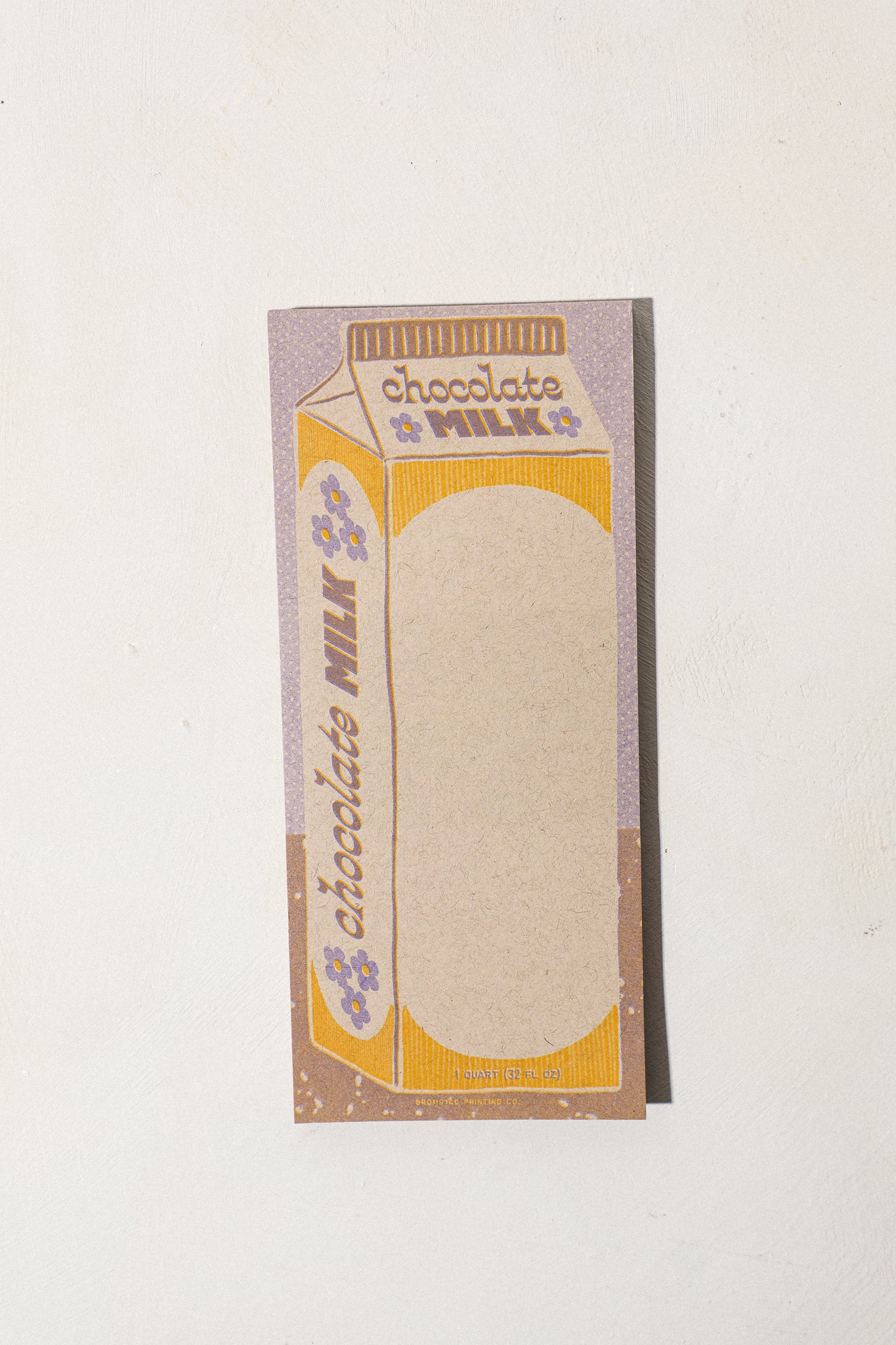Chocolate Milk Notepad