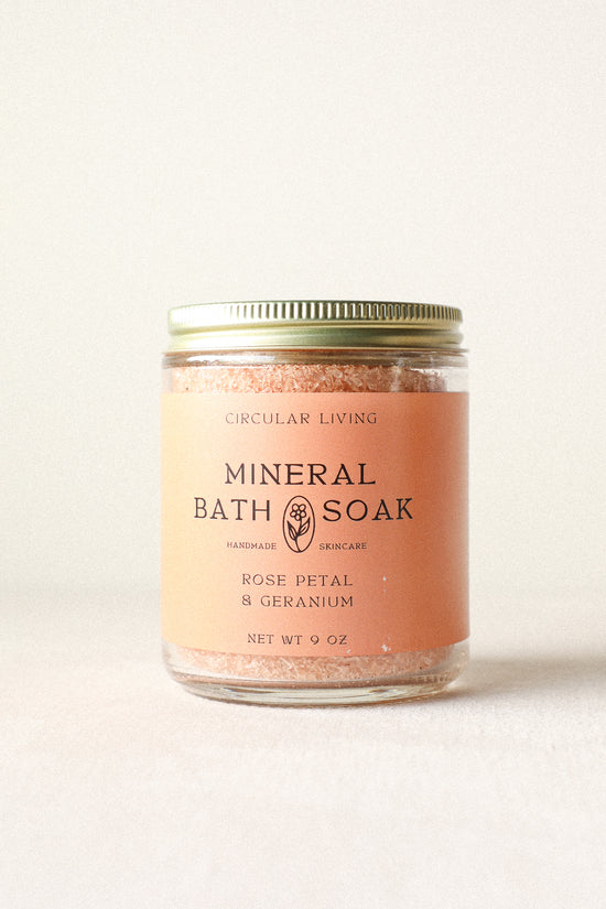 Mineral Bath Soak Jar