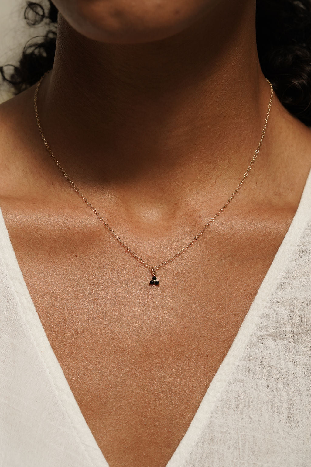 Cluster Necklace - Onyx