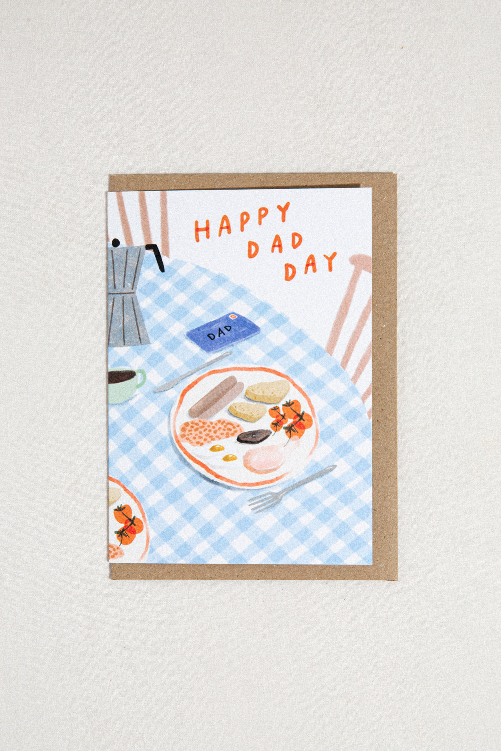 Dad Breakfast Greeting Card